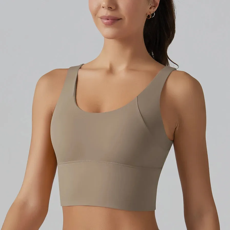 Move Like Diva Push-Up Padded Sports Bra
