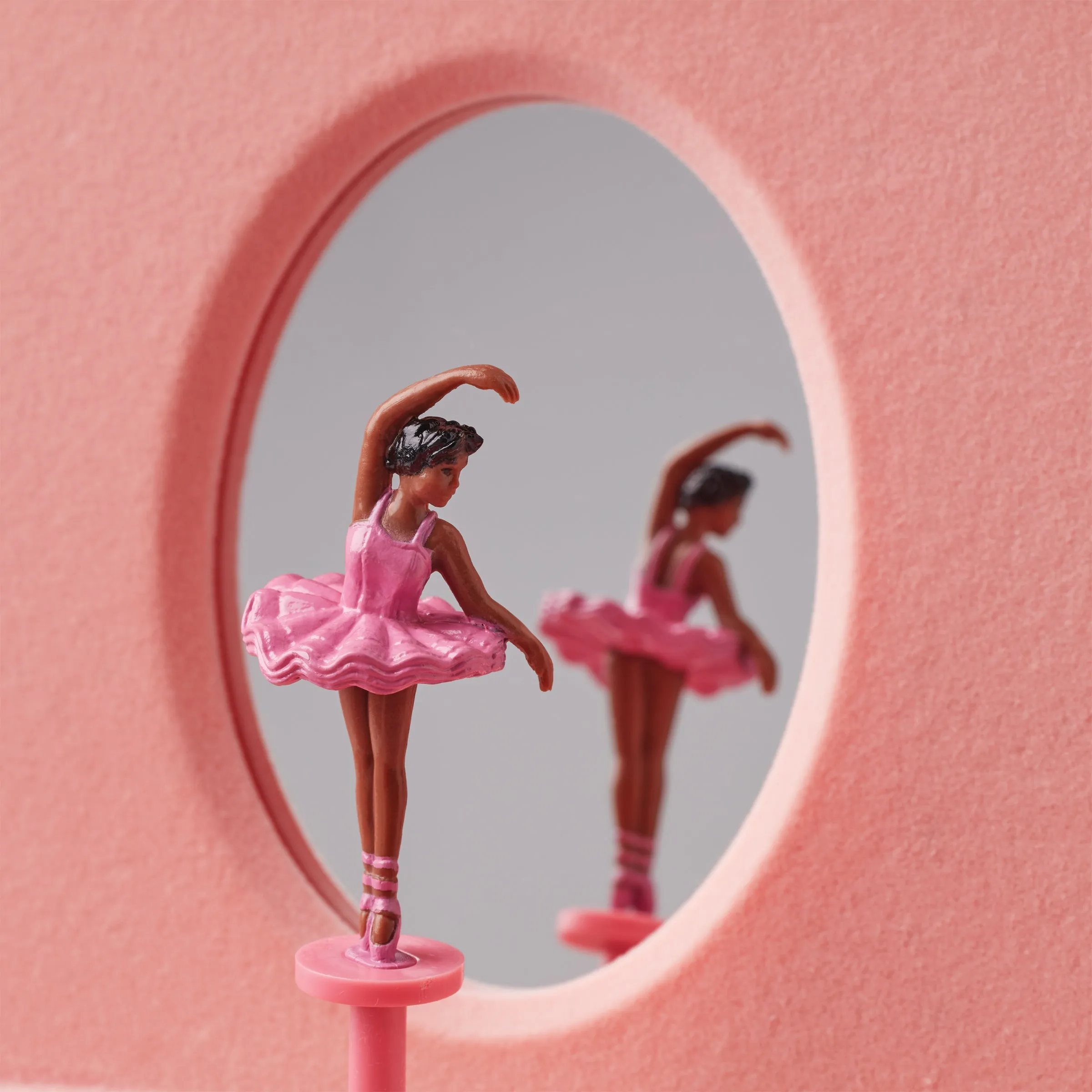 Musical Ballerina Jewelry Box - African American