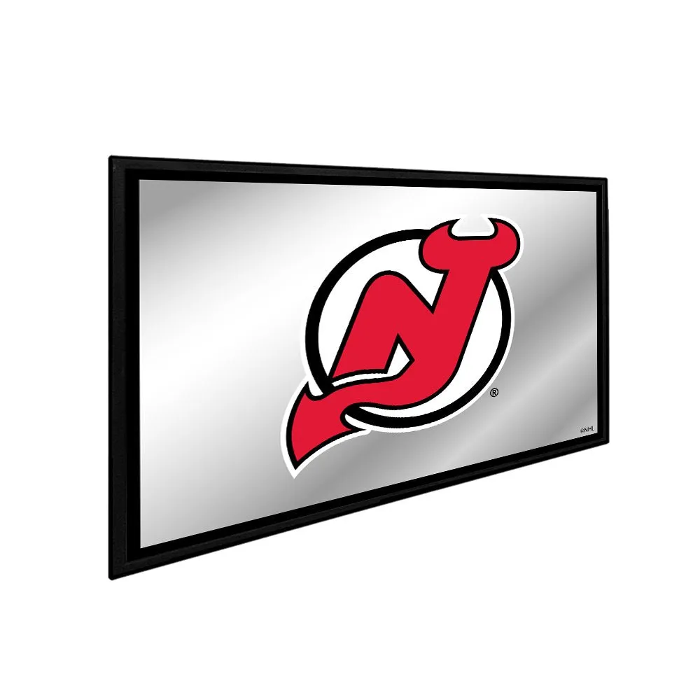 New Jersey Devils: Framed Mirrored Wall Sign