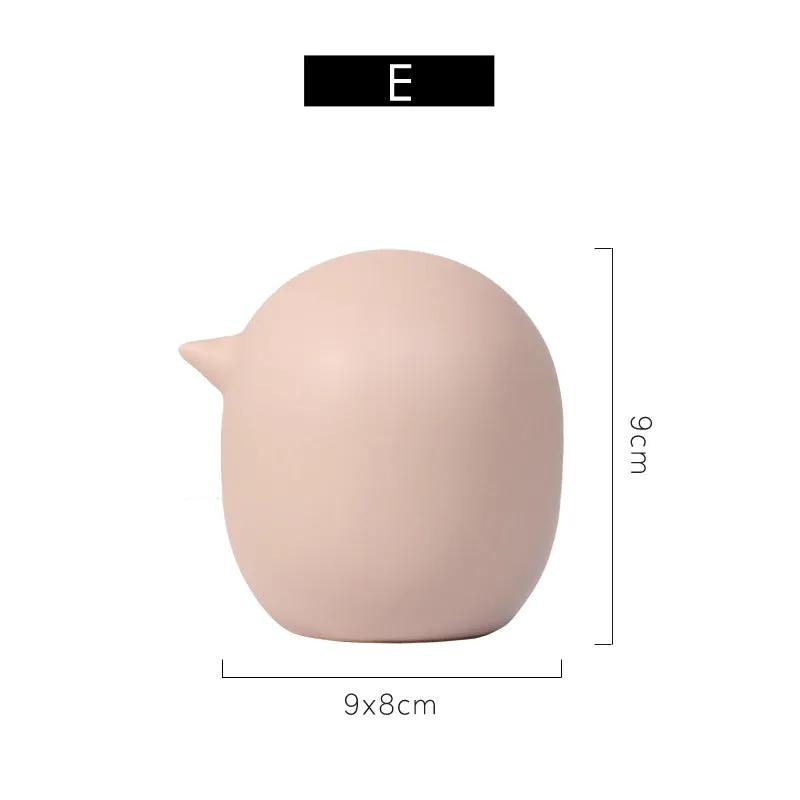 Nordic Modern Abstract Bird Figurines