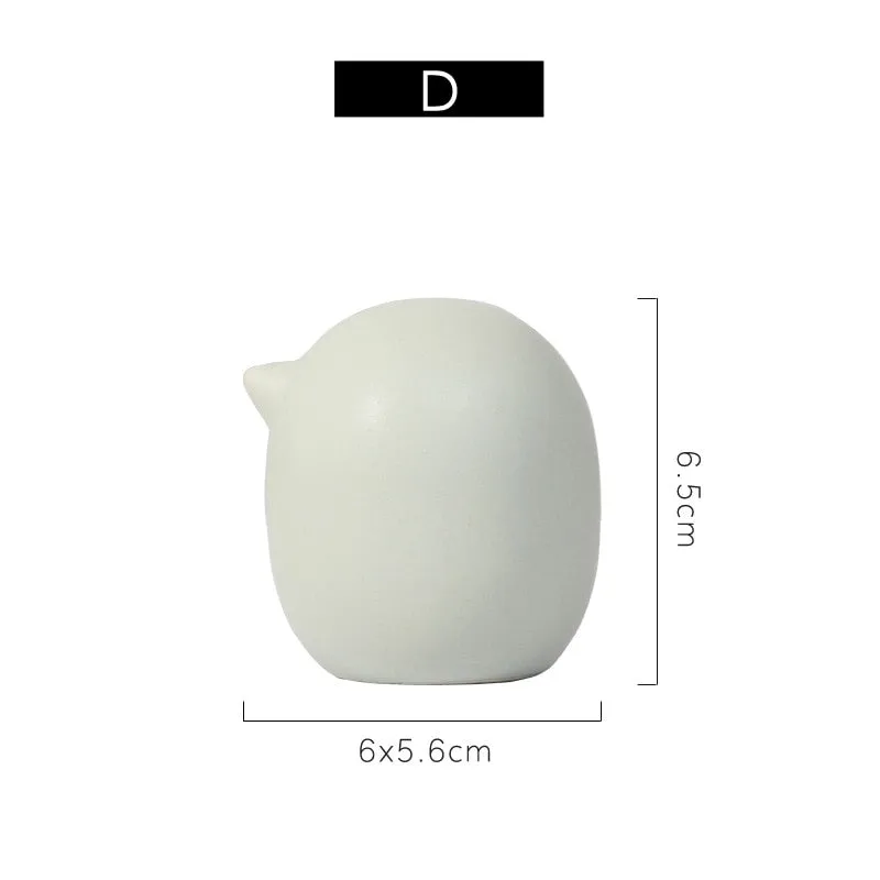 Nordic Modern Abstract Bird Figurines