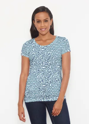 Oakley Blue (8114) ~ Short Sleeve Scoop Shirt