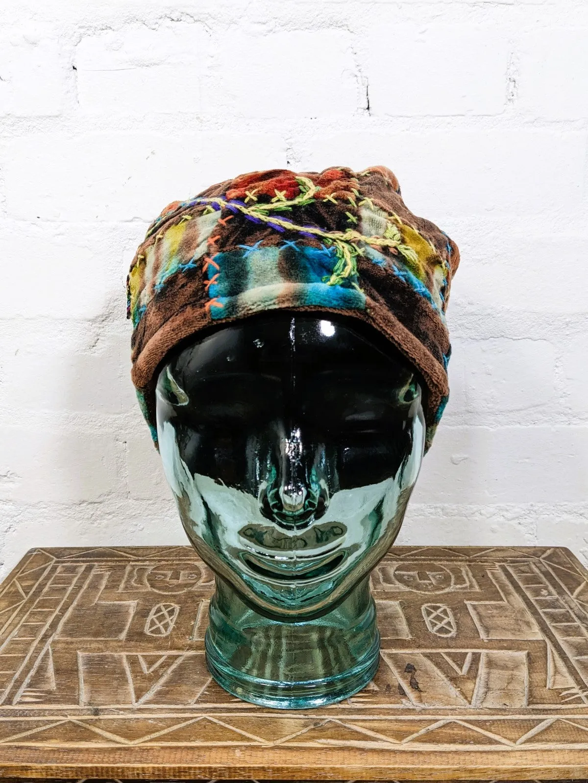 Patch Velvet Hat
