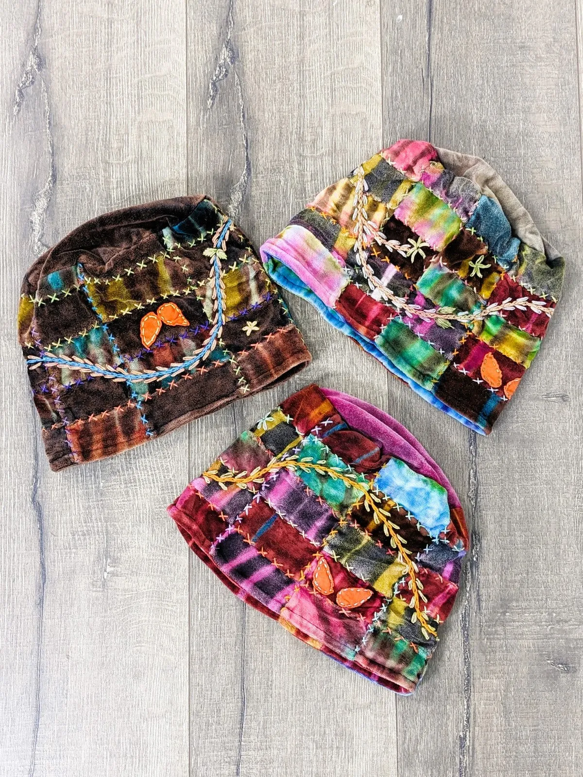 Patch Velvet Hat