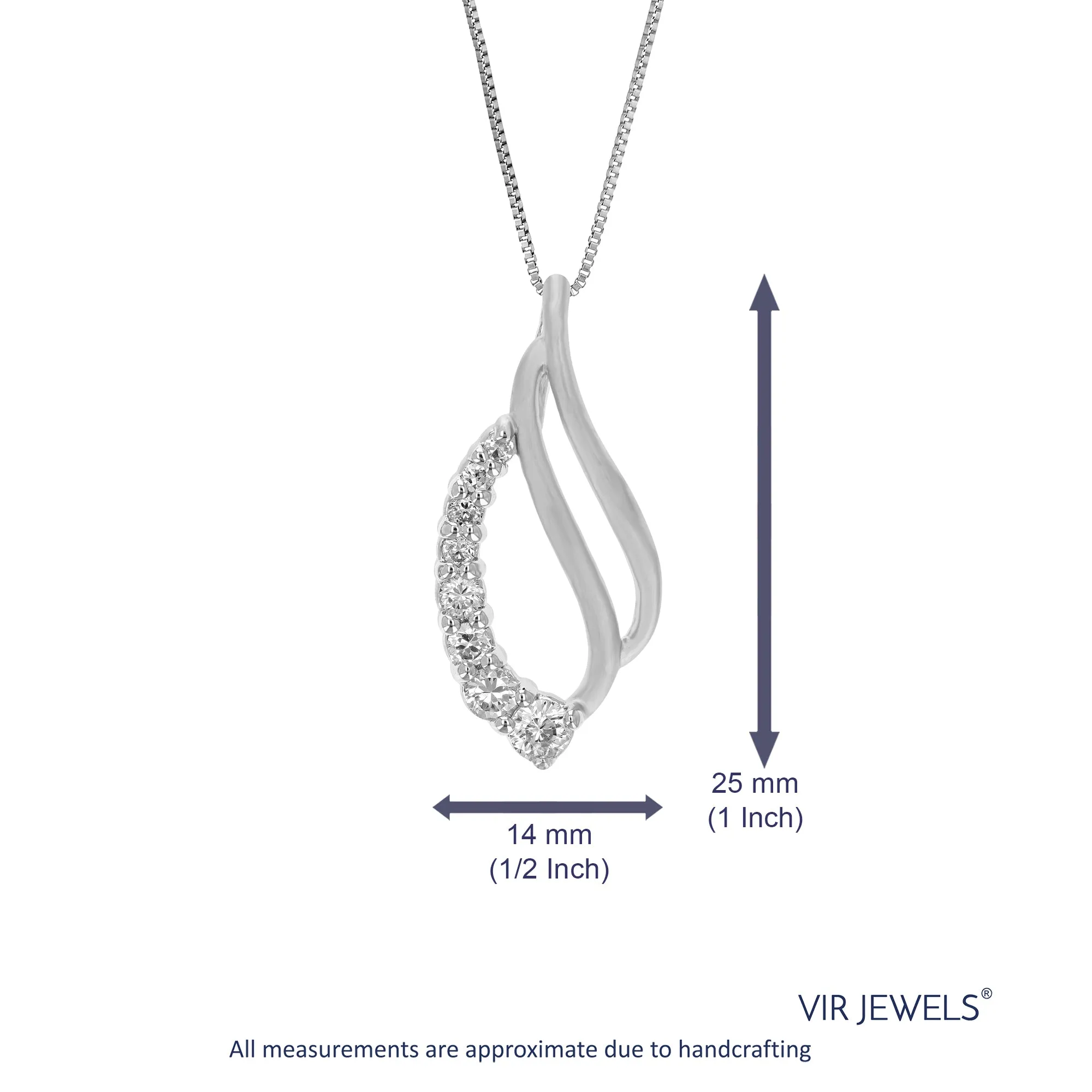 Pendant Necklace, Fashion Pendant Necklace for Women in Brass with 18 Inch Chain