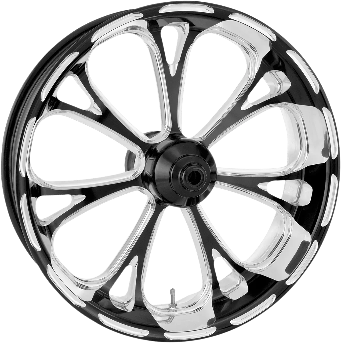 Performance Machine 12027106VIRJBMP Virtue Front Wheel (Dual Disc) - 21x3.5in. - Platinum Cut