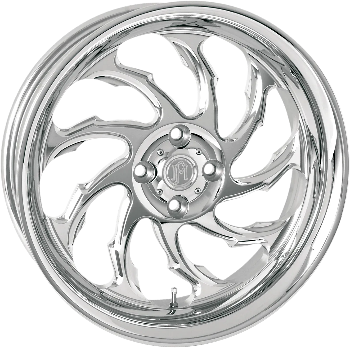 Performance Machine 12027106VIRJBMP Virtue Front Wheel (Dual Disc) - 21x3.5in. - Platinum Cut
