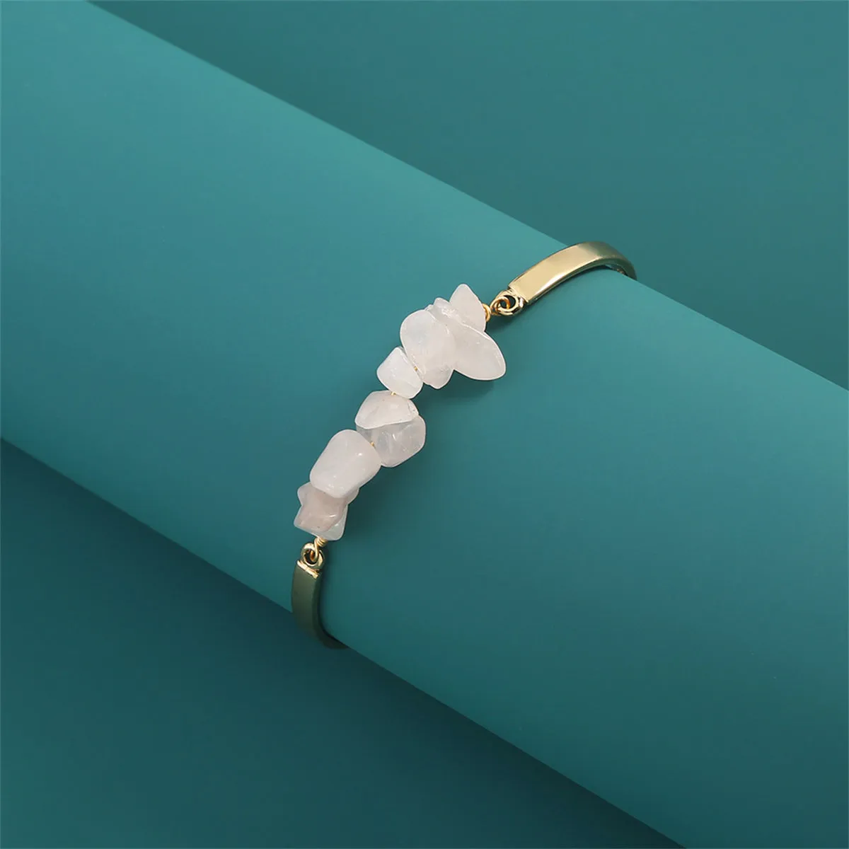 Pink Resin & 18K Gold-Plated Bracelet
