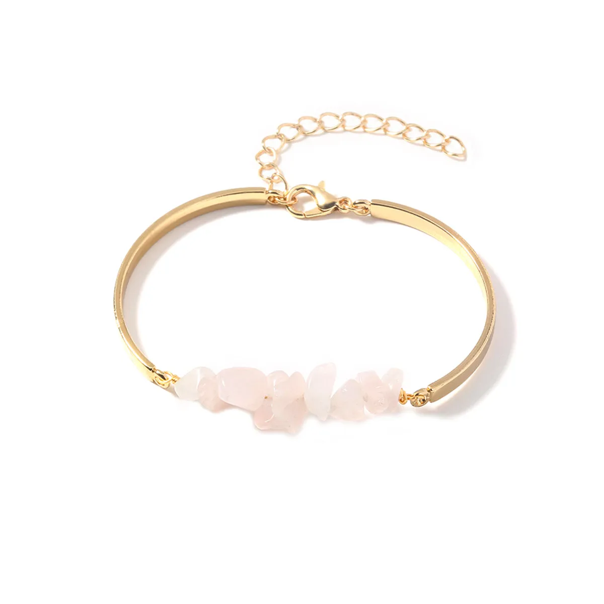 Pink Resin & 18K Gold-Plated Bracelet