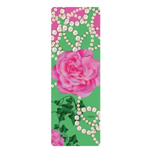 PNK Signature Pink & Green Personalized Rubber Yoga Mat