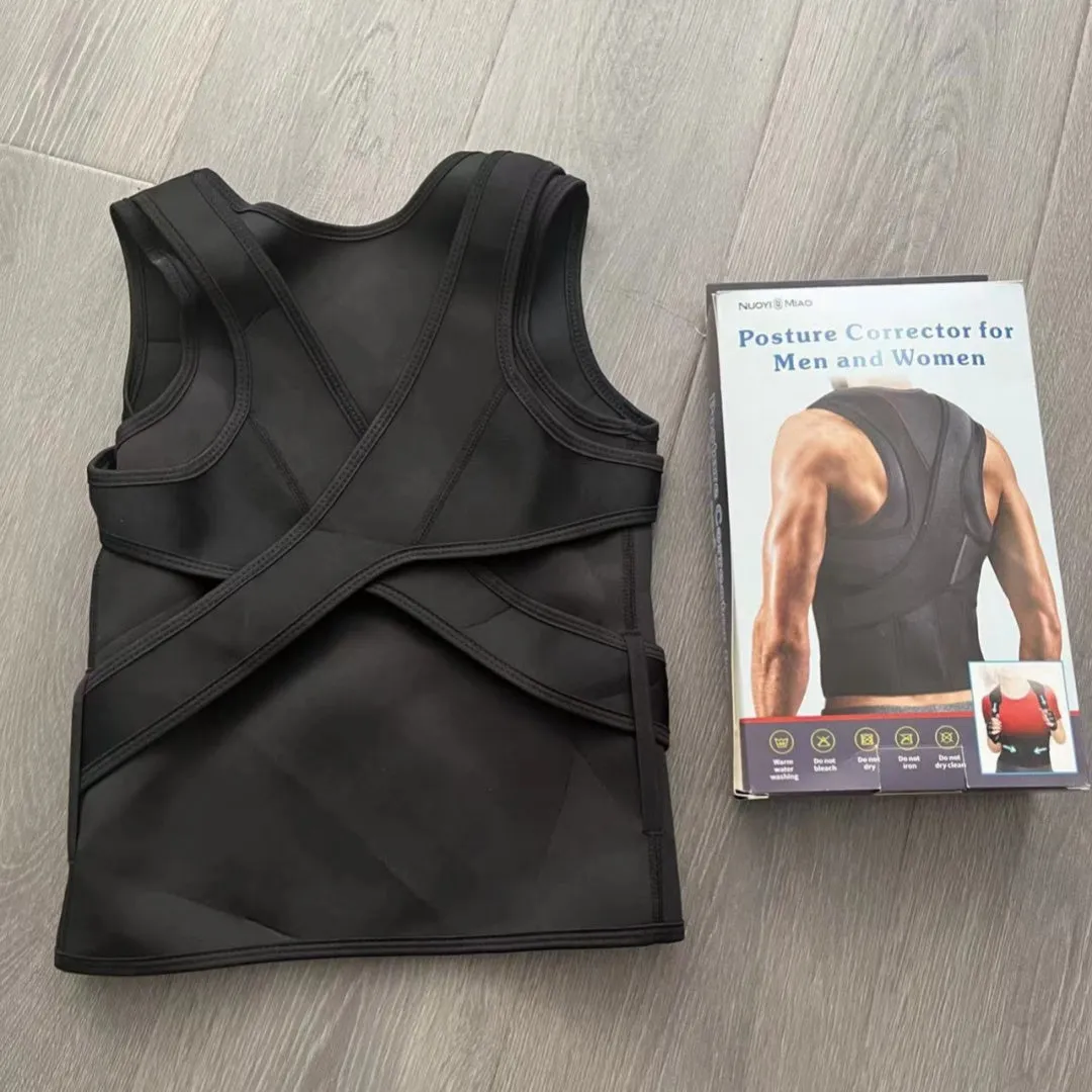 Premium Adjustable Shoulder Brace for Sports, Back Pain Relief, Compression Support, Double Bandage Strap, Lightweight Polyester Fiber, Multiple Sizes Available (S/M, L/XL, XXL/XXXL)