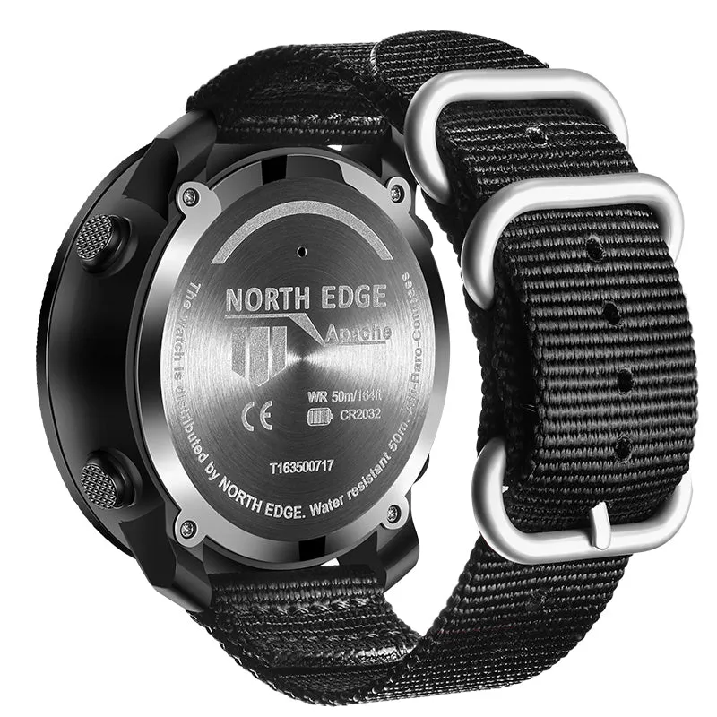 Premium Waterproof Sports Watch for Men and Women – 50M Waterproof, Dual Time, Pedometer, Stopwatch, Alarm, Countdown, Shockproof, EL Backlight, Lightweight Military Clock