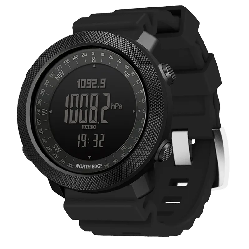 Premium Waterproof Sports Watch for Men and Women – 50M Waterproof, Dual Time, Pedometer, Stopwatch, Alarm, Countdown, Shockproof, EL Backlight, Lightweight Military Clock