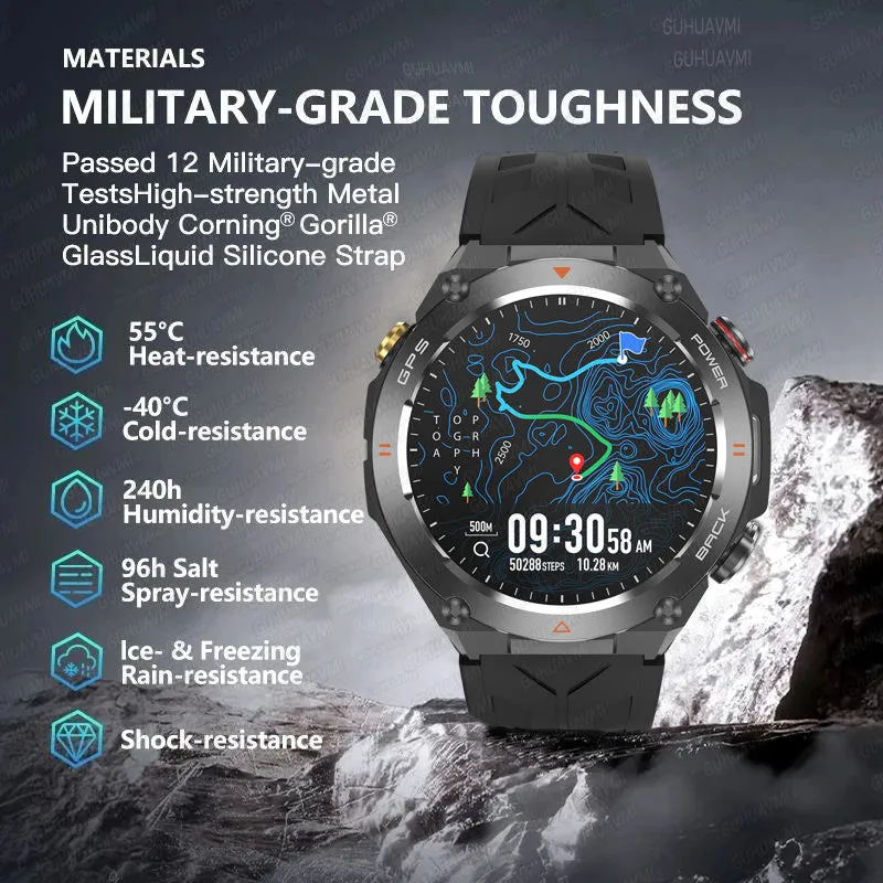 Premium Waterproof Sports Watch for Men and Women – 50M Waterproof, Dual Time, Pedometer, Stopwatch, Alarm, Countdown, Shockproof, EL Backlight, Lightweight Military Clock
