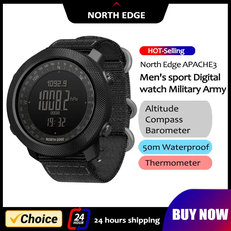 Premium Waterproof Sports Watch for Men and Women – 50M Waterproof, Dual Time, Pedometer, Stopwatch, Alarm, Countdown, Shockproof, EL Backlight, Lightweight Military Clock
