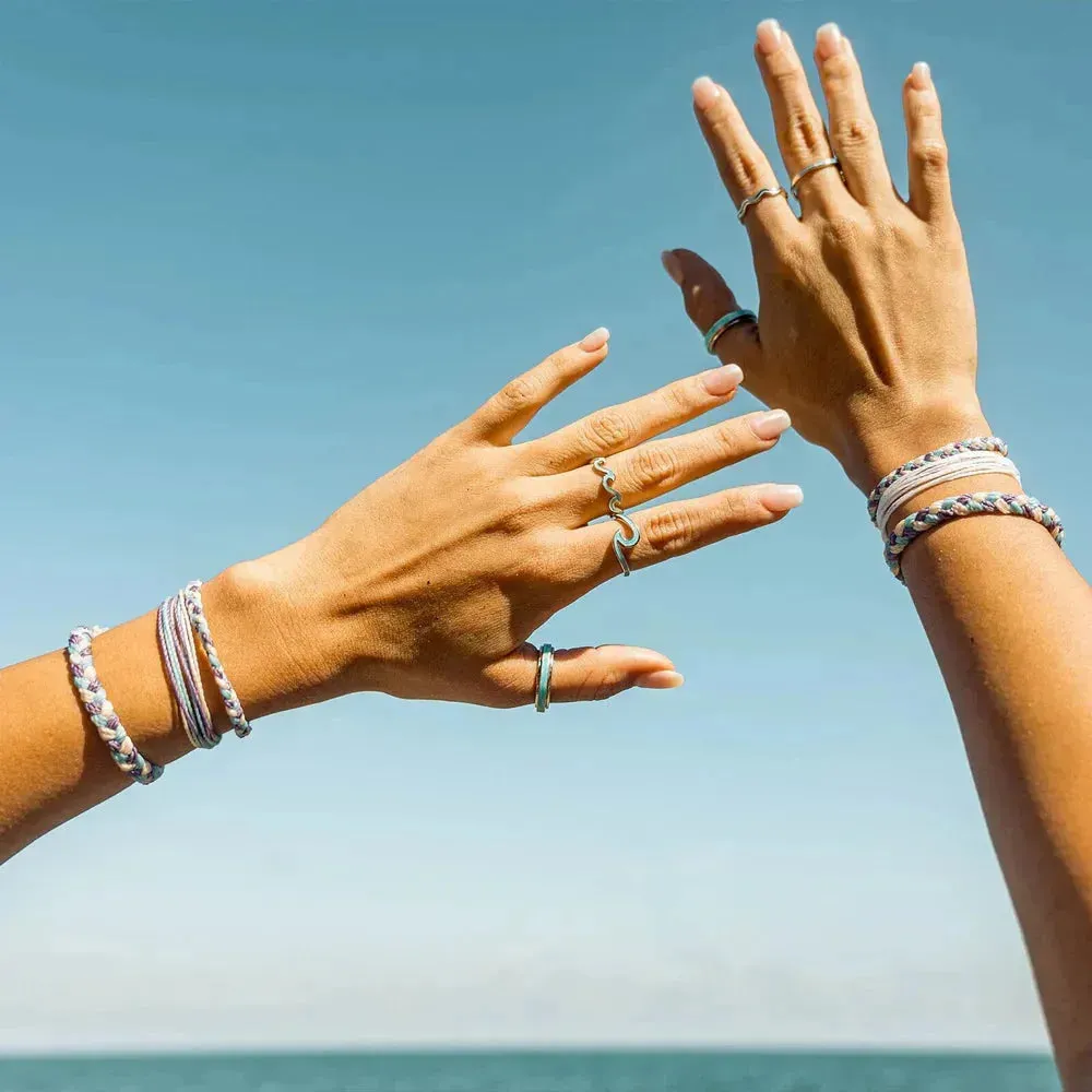 Pura Vida Tie Dye Enamel Wave Band Ring