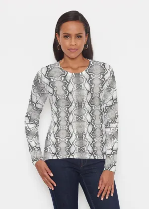 Python Silver (7272) ~ Signature Long Sleeve Crew Shirt