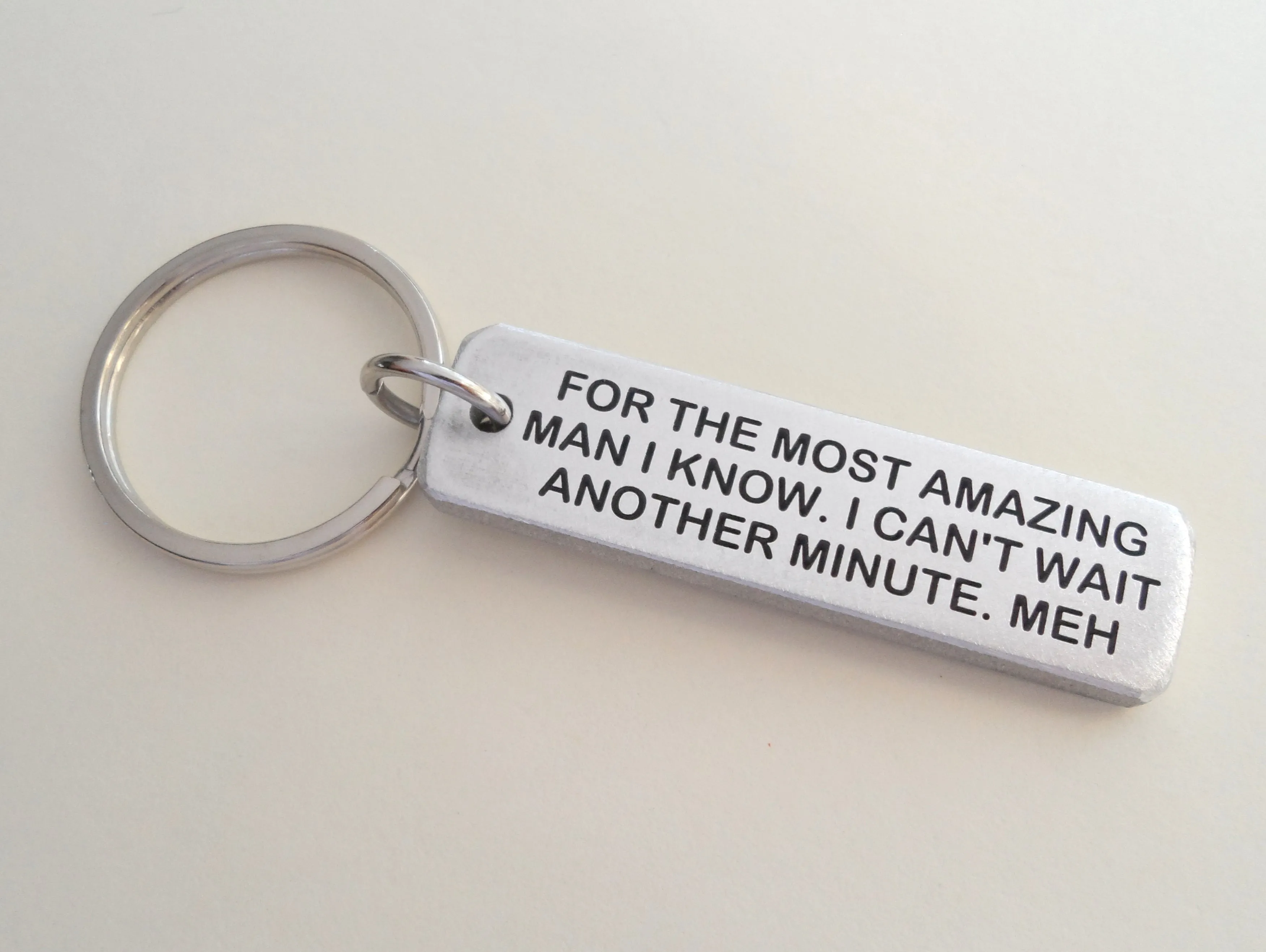 "My Best Catch" Engraved on Aluminum Tag Keychain and Baseball Mitt Charm Keychain; Couples Keychain, Personalized Option