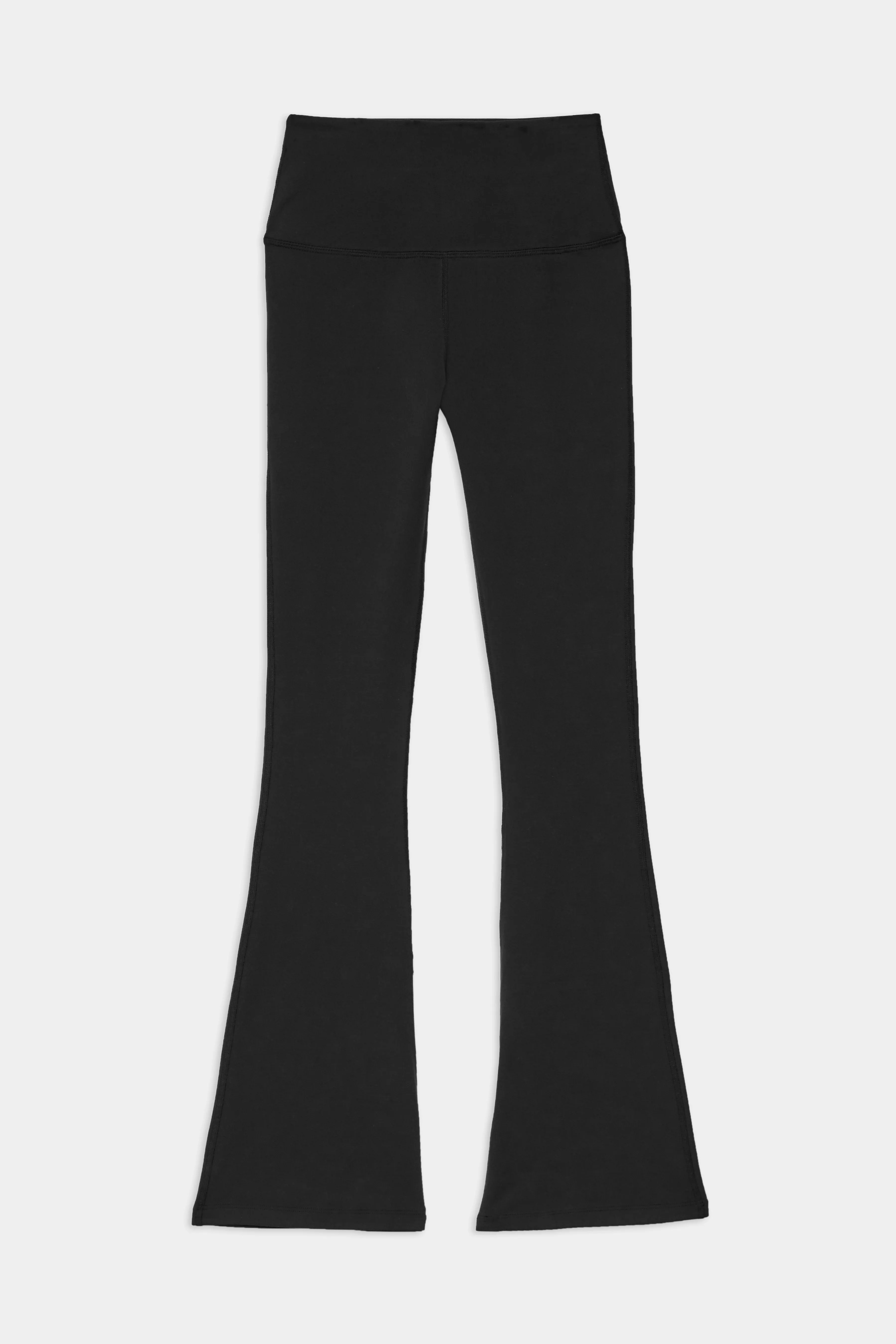 Raquel High Waist Flared Legging - Black