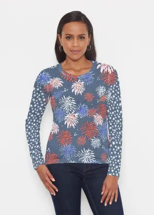 Red Glare Navy (16138) ~ Signature Long Sleeve Crew Shirt