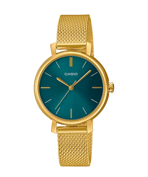 Reloj casual correa de Acero inoxidable LTP-2024VMG-3C