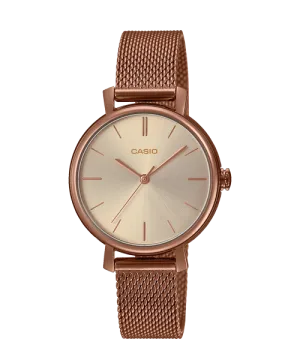 Reloj casual correa de Acero inoxidable LTP-2024VMR-9C