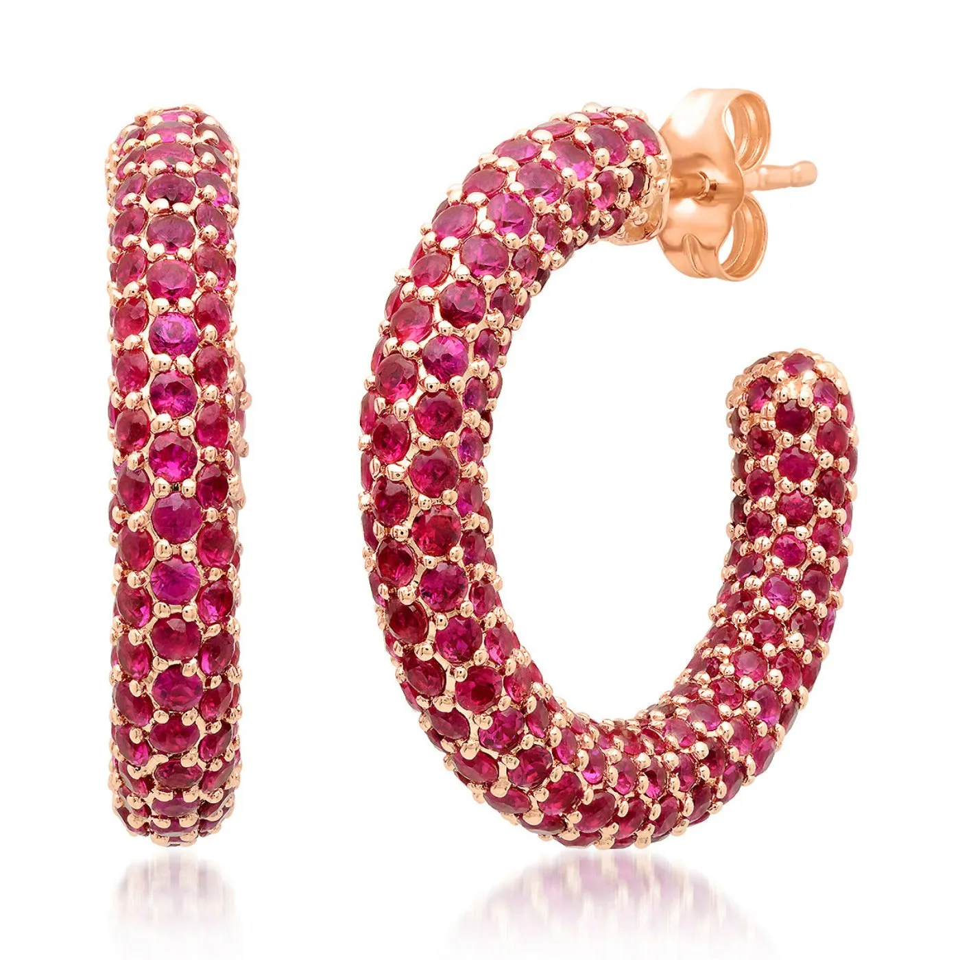 Ruby Party Hoops