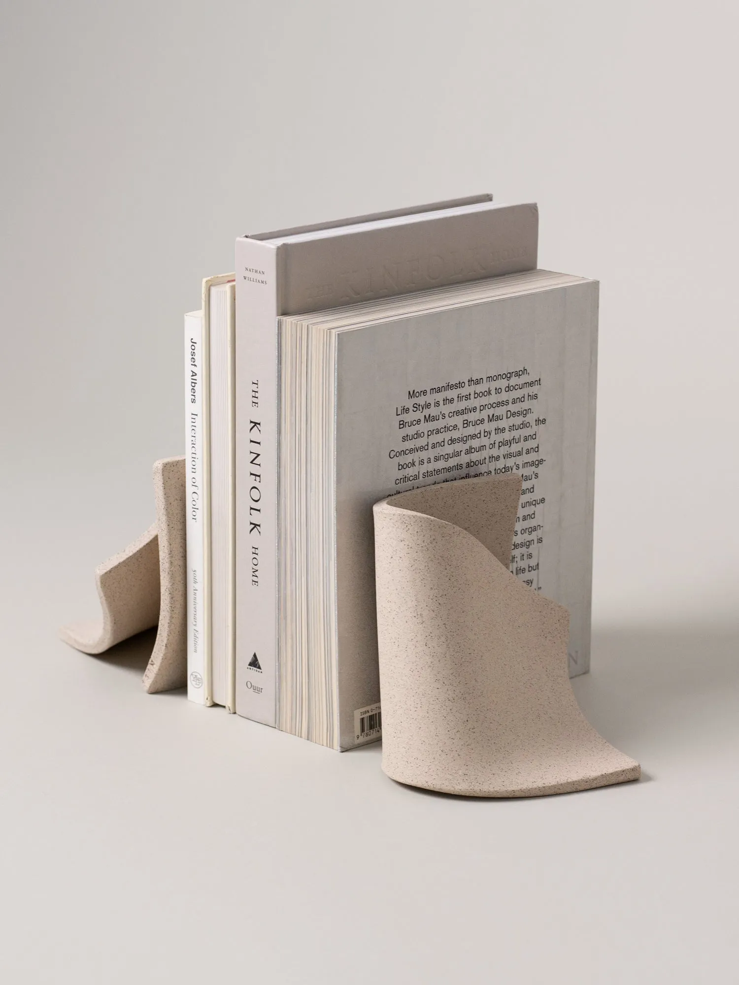 Serra Bookends (1 Pair), Sand