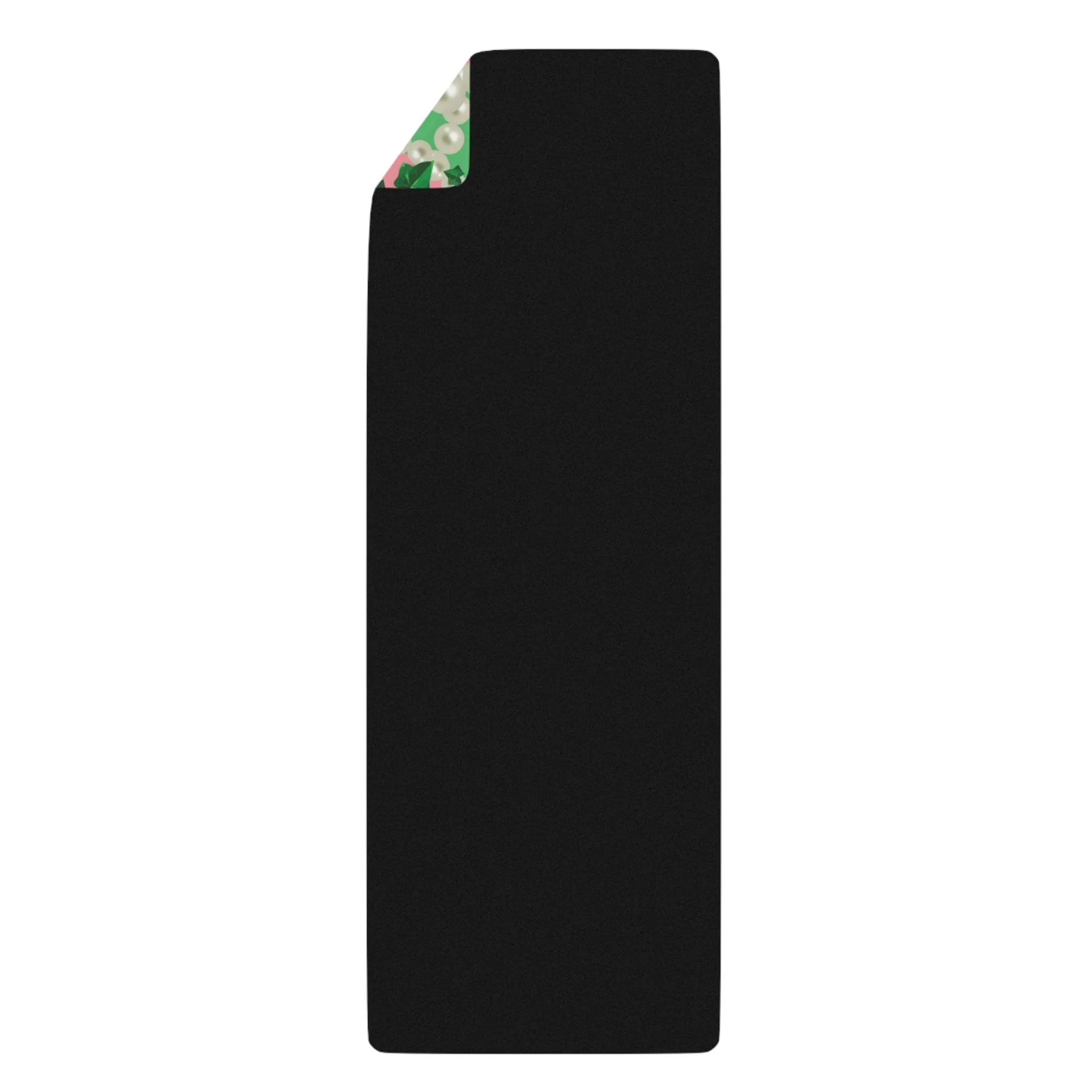 Signature 2 Pink & Green Personalized Rubber Yoga Mat