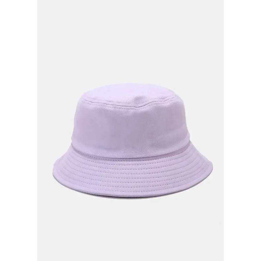 Solid Color Cotton Aesthetic Bucket Hat for Acubi Style