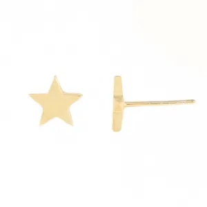 Solid Star Stud Earring
