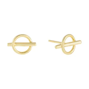 Solid Toggle Stud Earring