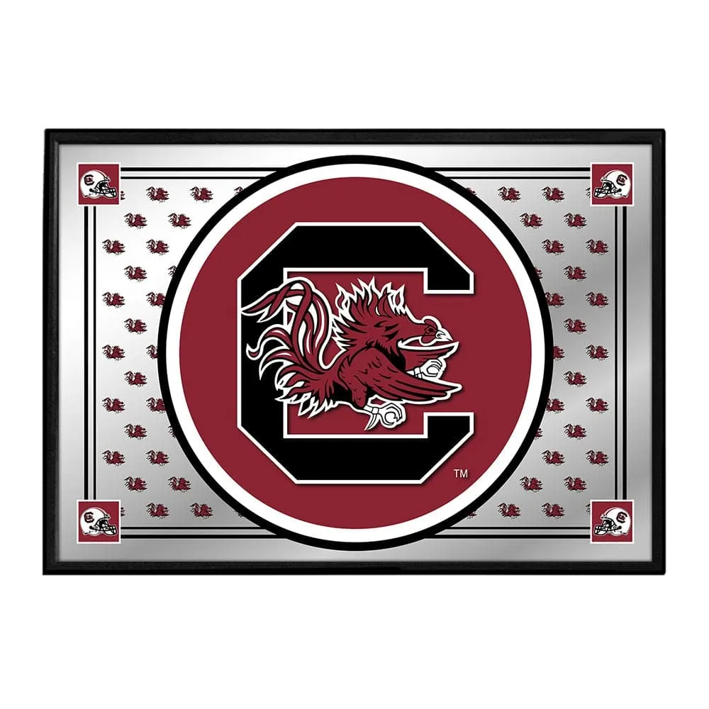South Carolina Gamecocks: Team Spirit - Framed Mirrored Wall Sign