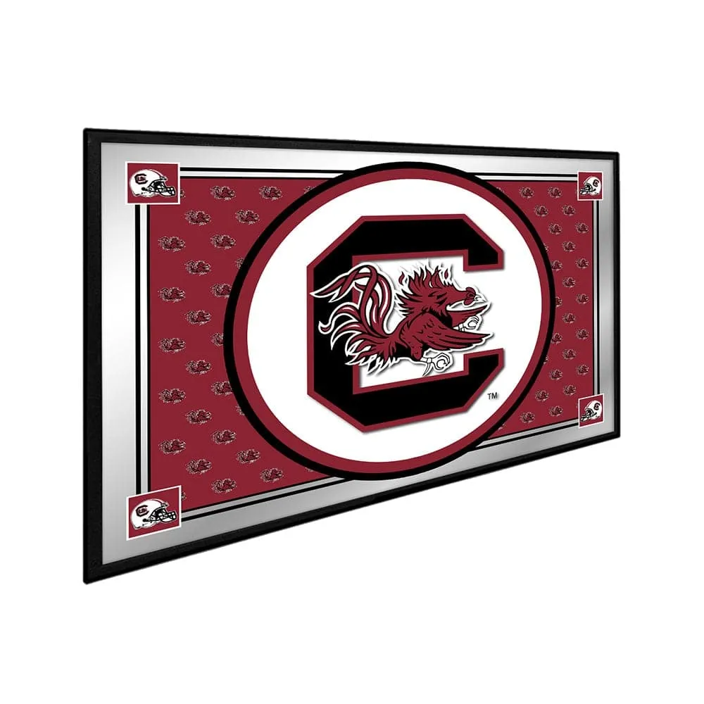 South Carolina Gamecocks: Team Spirit - Framed Mirrored Wall Sign