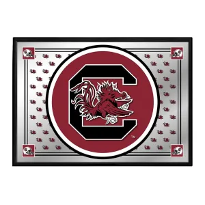 South Carolina Gamecocks: Team Spirit - Framed Mirrored Wall Sign