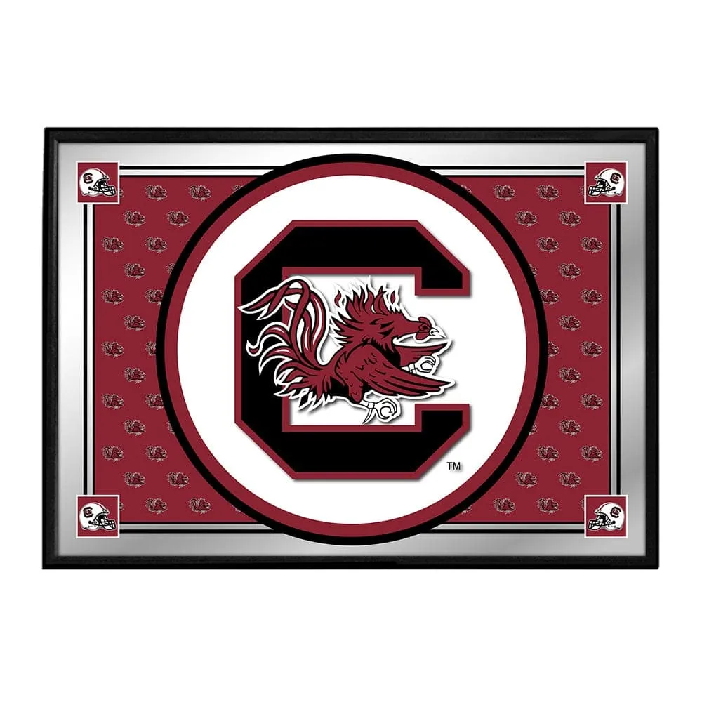 South Carolina Gamecocks: Team Spirit - Framed Mirrored Wall Sign