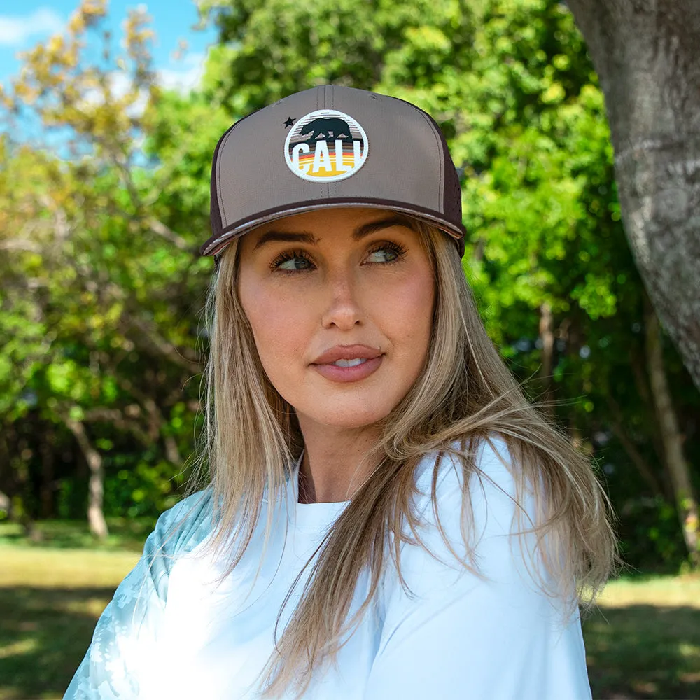 Special Edition Performance Snapback | California Bear | Brown-Khaki