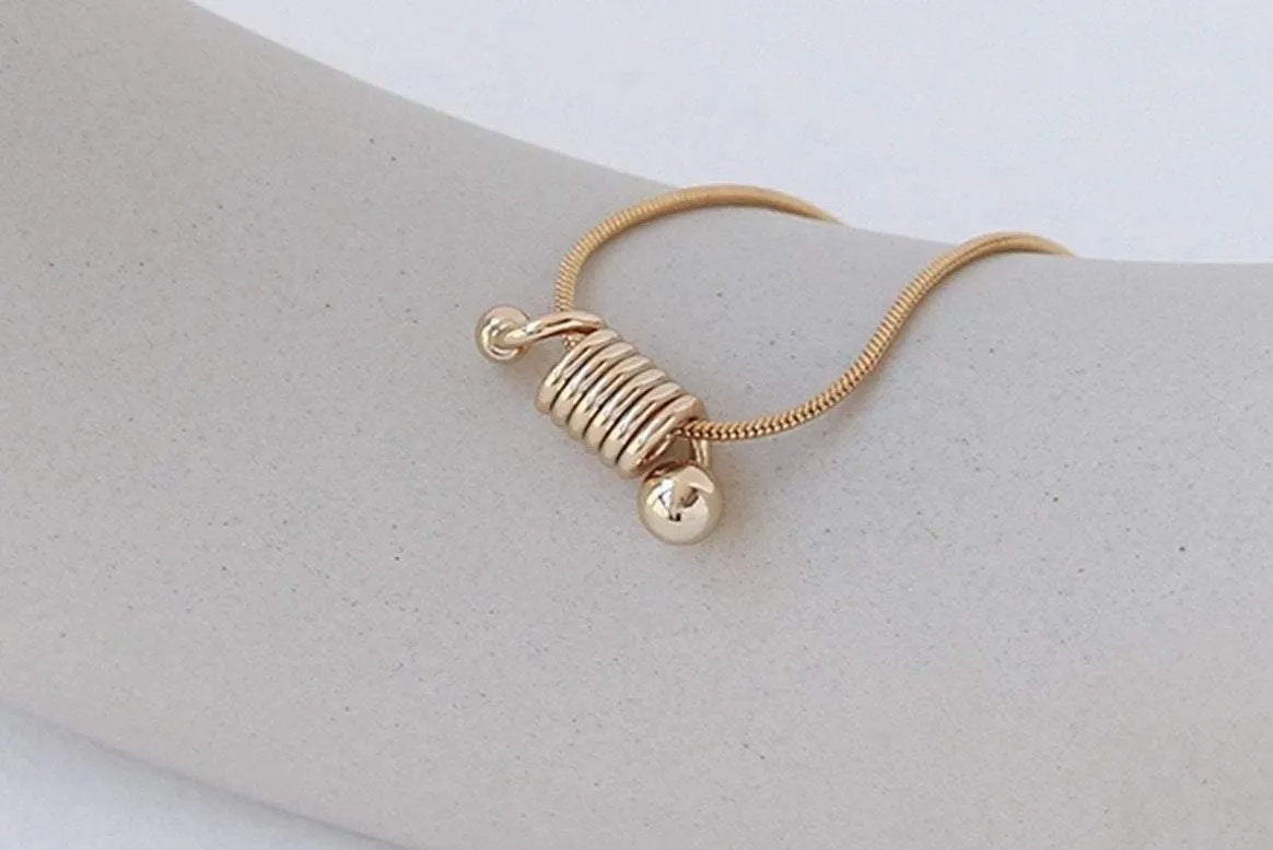 Spiral Pendant Necklace