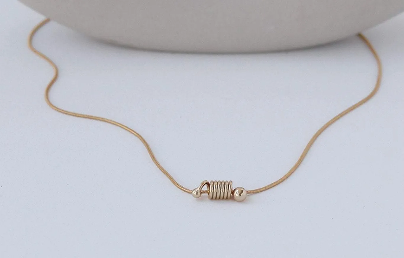 Spiral Pendant Necklace