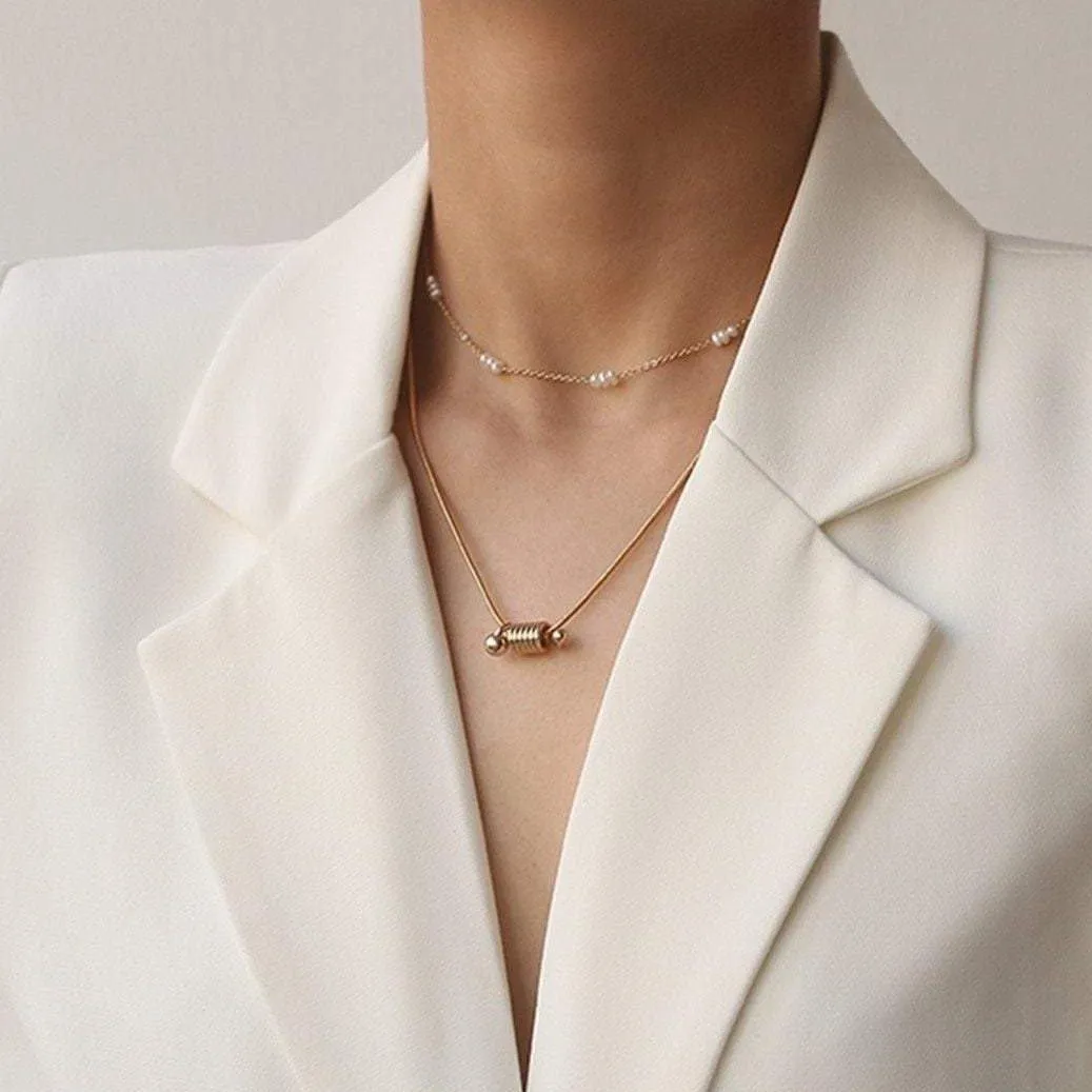 Spiral Pendant Necklace