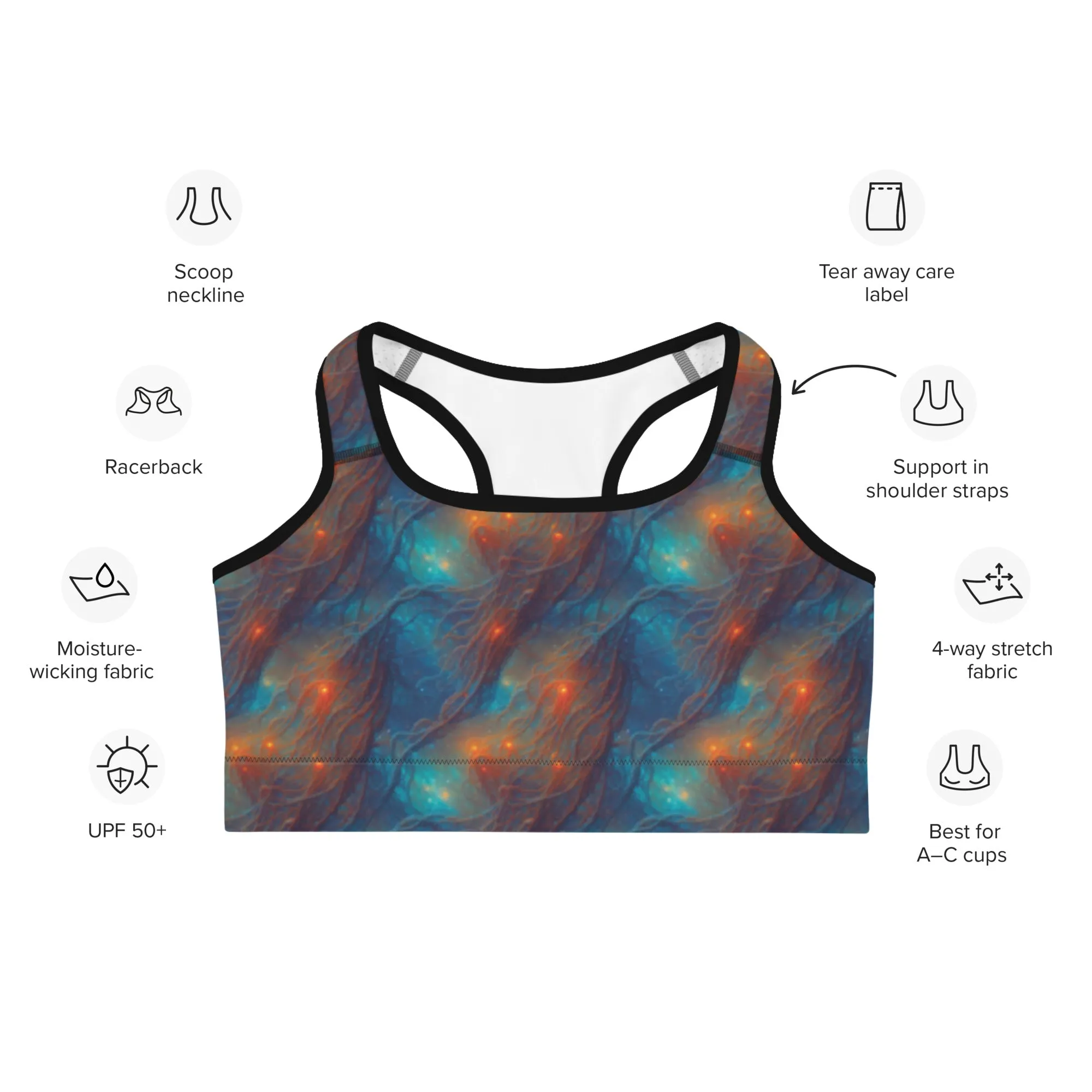 Sports bra - Nebular Nexus