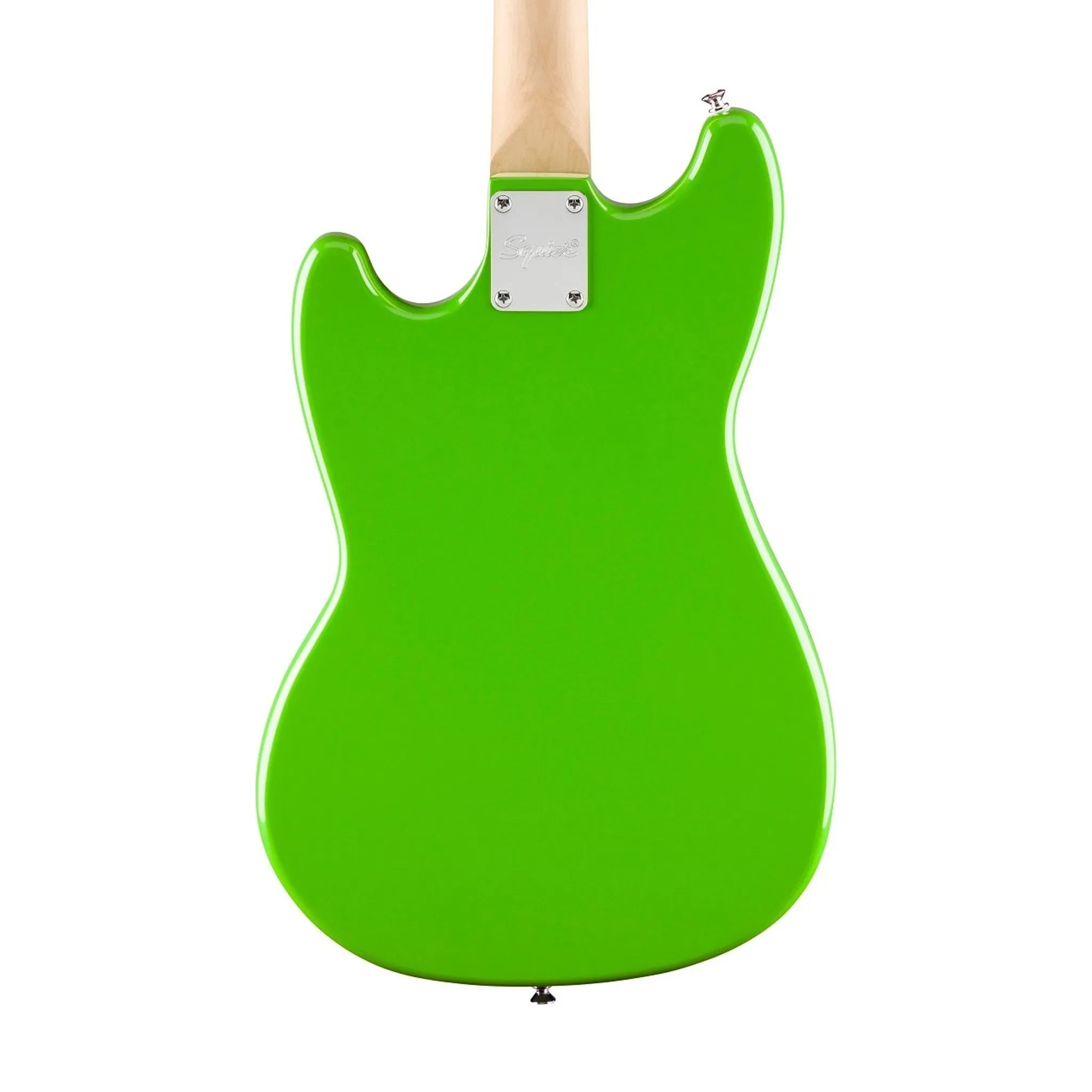 Squier FSR Sonic Bronco Bass Guitar, Maple FB, Lime Green