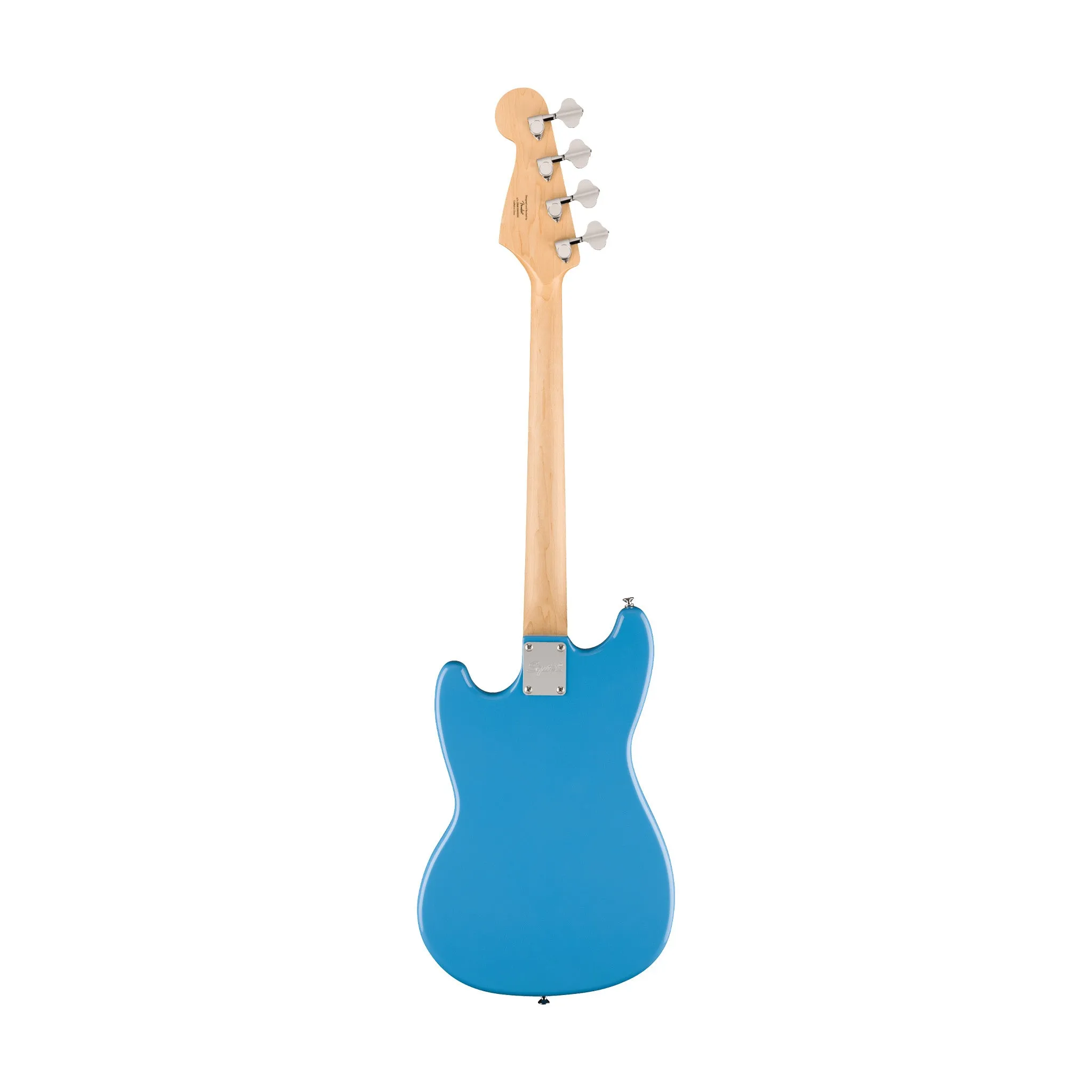 Squier FSR Sonic Bronco Bass Guitar w/Black Pickguard, Maple FB, California Blue