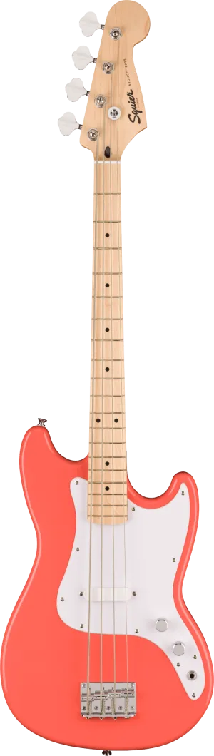 Squier Sonic Bronco Bass, Tahitian Coral