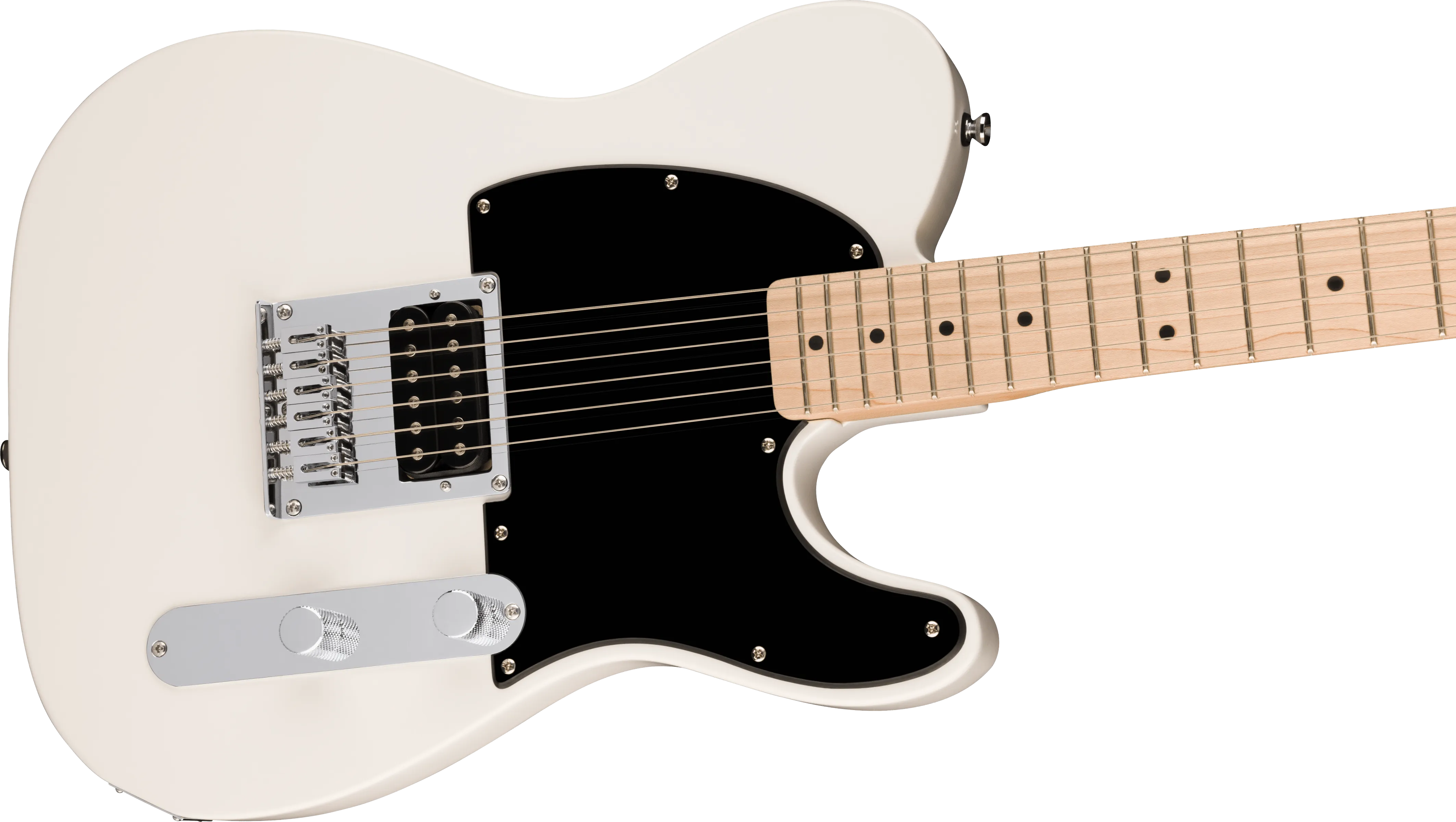 Squier Sonic™ Esquire® H, Maple Fingerboard, Black Pickguard, Arctic White