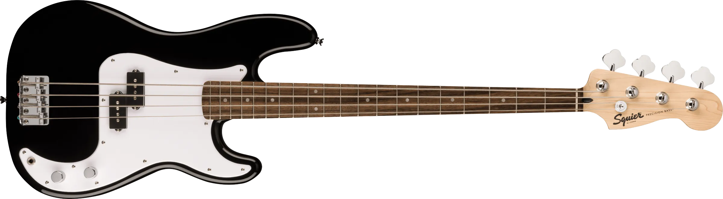 Squier Sonic™ Precision Bass®, Laurel Fingerboard, White Pickguard, Black