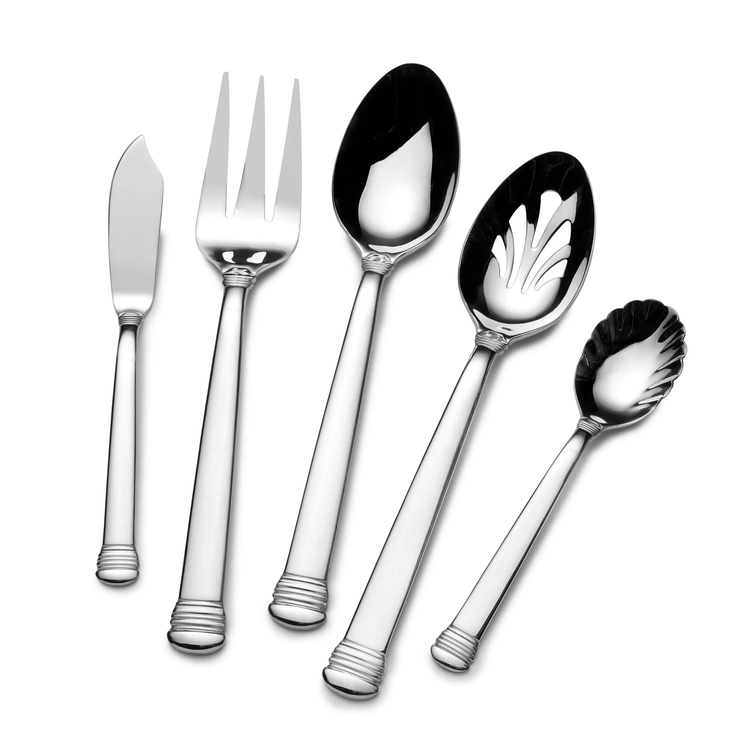 St. James Capitol Dome 18/10 Stainless Steel 90-piece Flatware Set