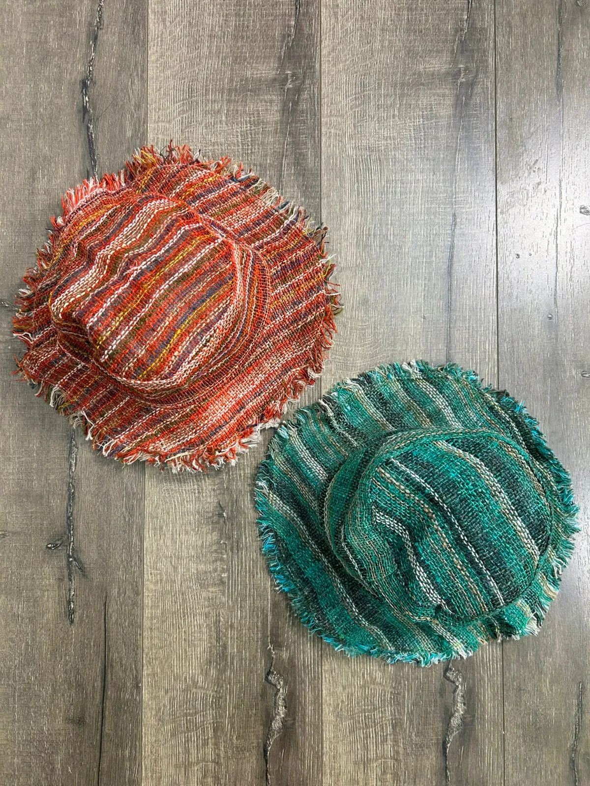 Striped Jute Hat