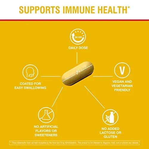 Swisse Ultiboost Immune Forte | Suplemento de apoyo inmunológico con vitamina C, zinc, saúco, equinácea y Andrographis | Refuerzo del sistema inmunológico | 60 tabletas