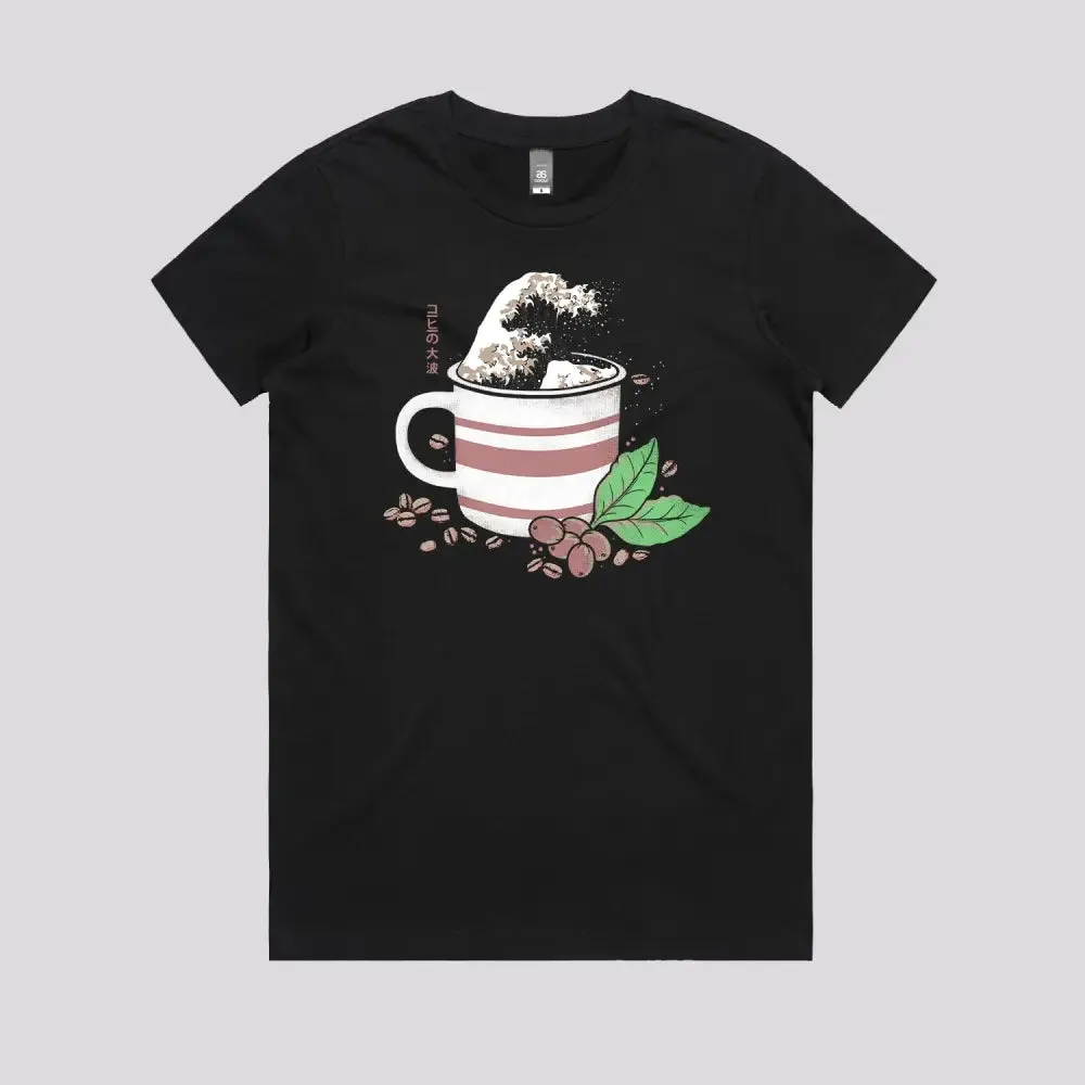 The Great Wave of Coffee T-Shirt